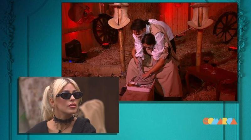 Oriana ve la escena de Facu y Pame