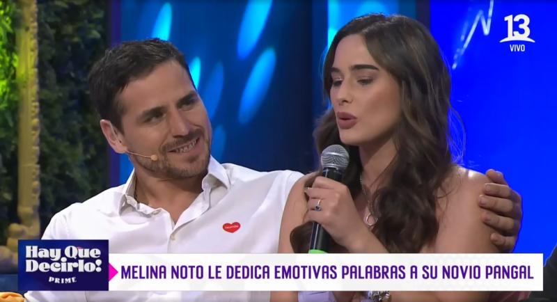 Melina Noto revela importante paso en su relación que dio con Pangal Andrade