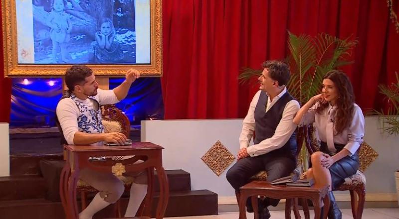 Sergio, Karla y Pangal en actividad de Ganar o Servir