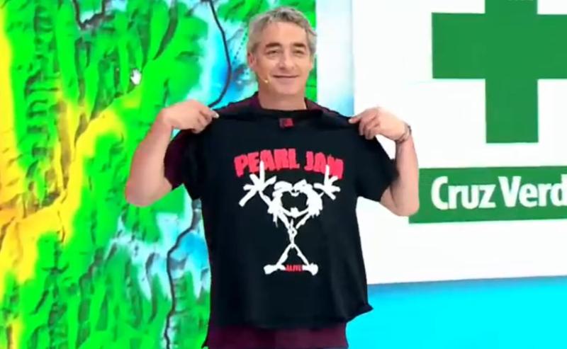 La llamativa polera que José Luis Repenning quiso usar en "Tu Día" y no se lo permitieron