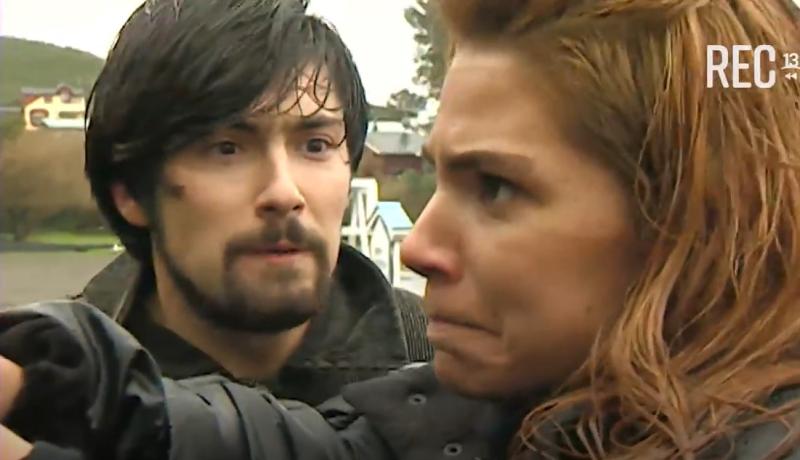 Romeo Singer y Úrsula Ashterberg en "Fuera de Control" de Canal 13