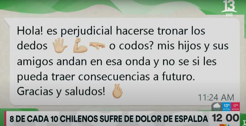Especialista responde si es perjudicial o no hacerse tronar los dedos y explica a qué se debe el sonido