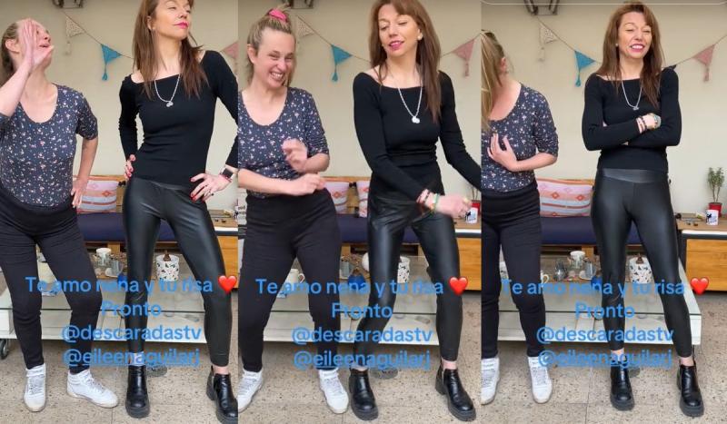 Vicky Lissidini y Eileen Aguilar en TikTok