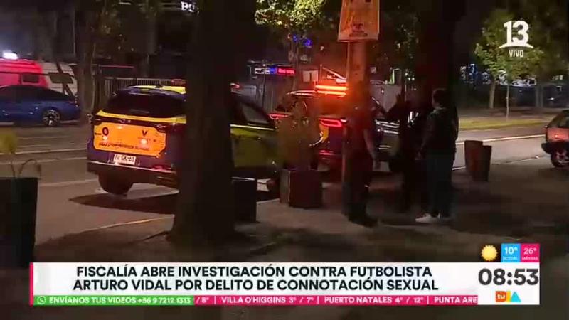Hermana de presunta víctima en bar de Vitacura apuntó a Arturo Vidal por supuesto delito de agresión sexual
