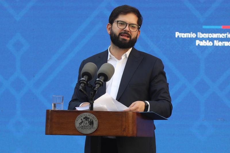 Presidente Gabriel Boric / Créditos Agencia Uno