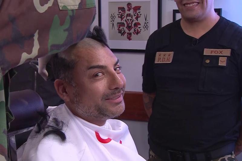 El nuevo corte de pelo de Andrés Caniulef en "Palabra de Honor"