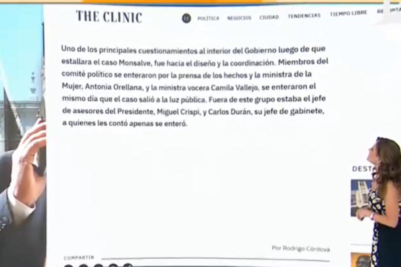 Artículo de The Clinic sobre el manejo comunicacional del Presidente Boric sobre el Caso Manuel Monsalve