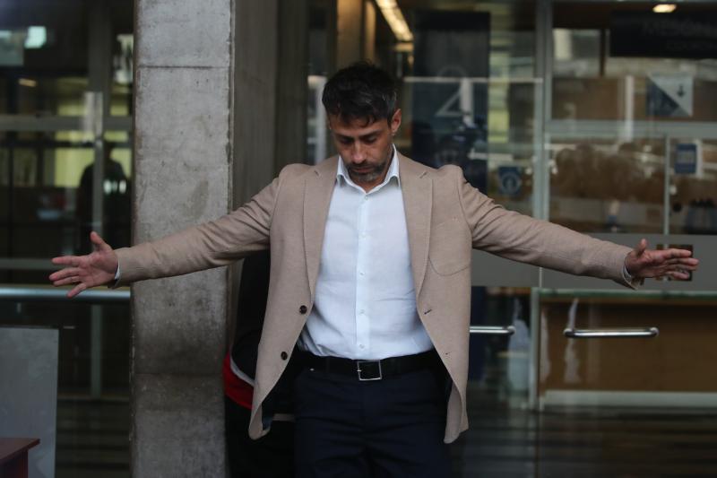 Así fue la llegada de Jorge Valdivia a tribunales por nueva audiencia de formalización - Créditos Aton