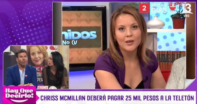 Chriss Mc Millan fue detenida en la comuna de La Reina tras ser acusada de hurto.