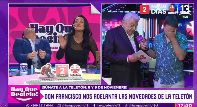 El trolleo de Don Francisco a Pamela Díaz sobre su expareja Jean Phillippe