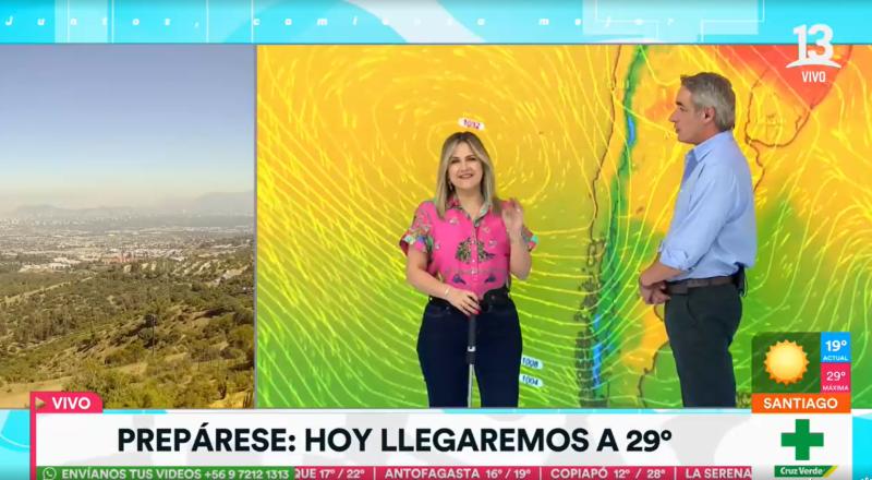 Michelle Adam anticipó cuál será el día más caluroso de la semana en la Región Metropolitana