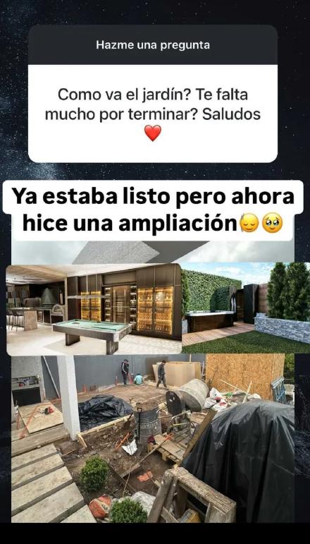 Parte de las instalaciones de la lujosa casa de Nano Calderón.