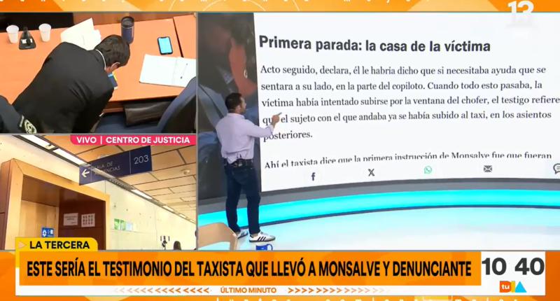 El testimonio clave del taxista que llevó a Manuel Monsalve y a la denunciante el día de los presuntos hechos