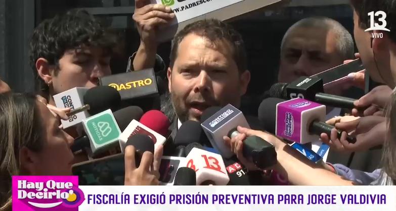 Fiscal Rodrigo Celis se refirió a la decisión del Tribunal de rechazar la prisión preventiva de Jorge Valdivia.