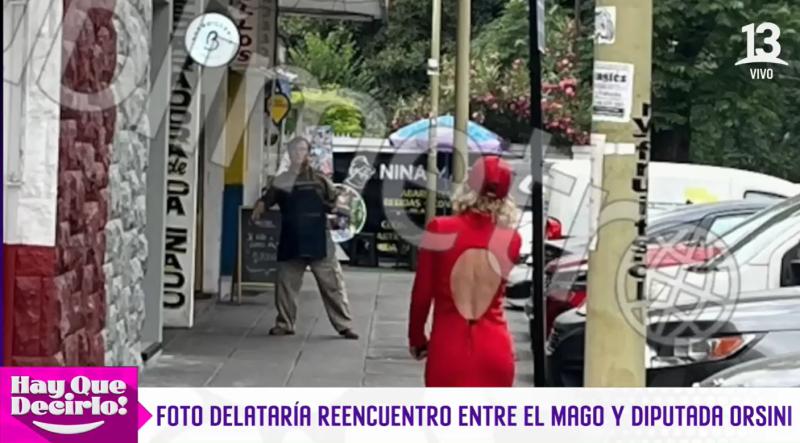 Maite Orsini fue captada junto a Jorge Valdivia tras su reformalización.