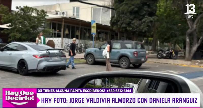 Jorge Valdivia disfrutó de una tarde familiar junto a sus hijos y Daniela Aránguiz.