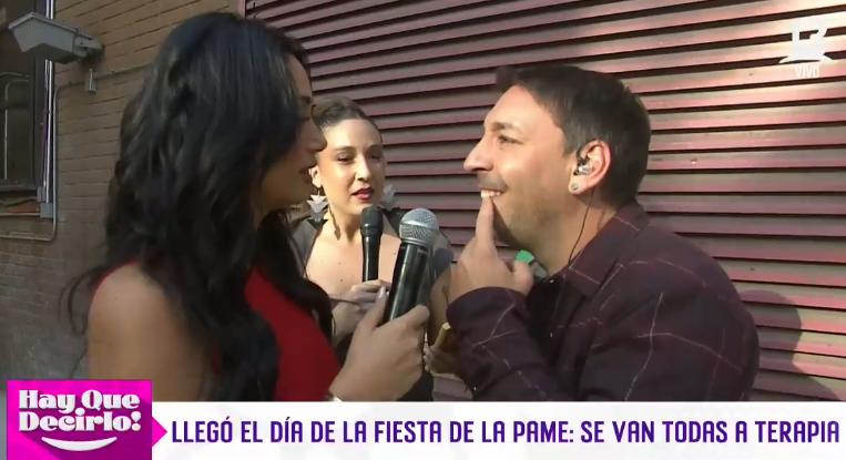 El divertido chascarro de Pamela Díaz y Rodrigo Gallina.