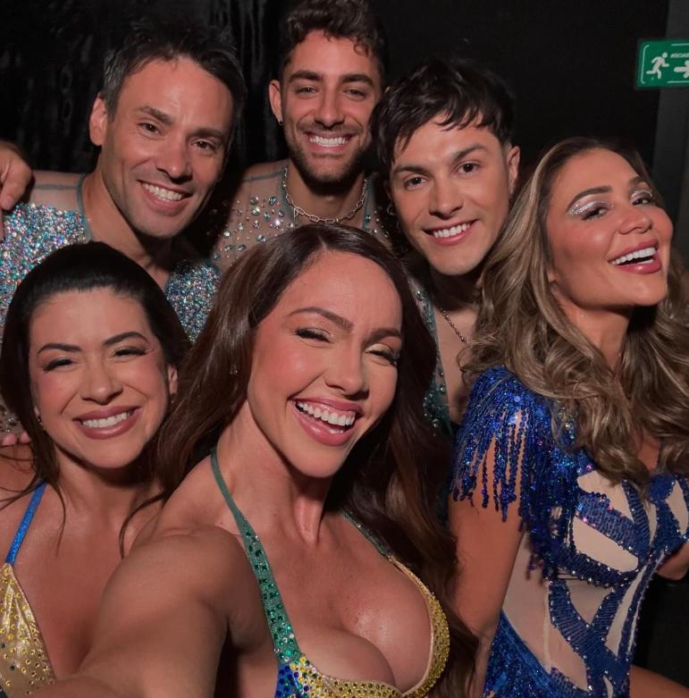 Austin Palao y Paloma Fiuza coincidieron en la Teletón 2024.