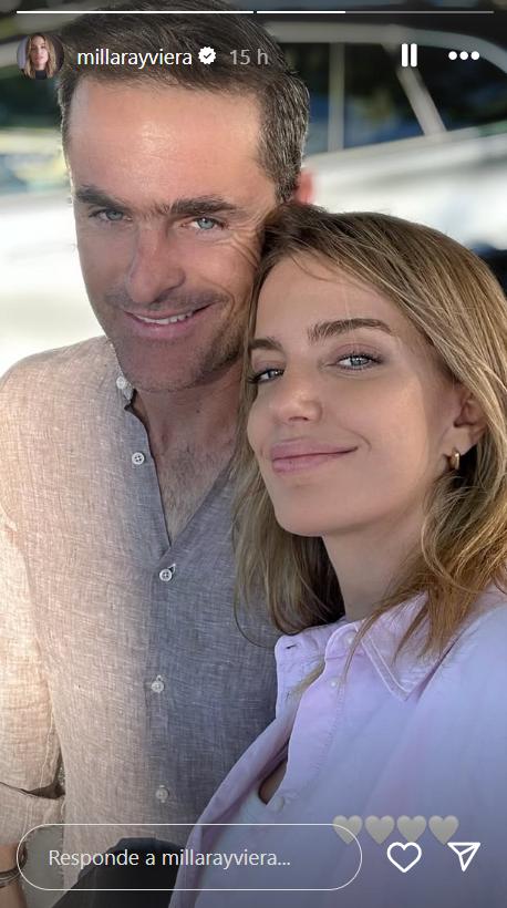 Millaray Viera junto al empresario Jorge Matte, quien sería su nueva pareja.