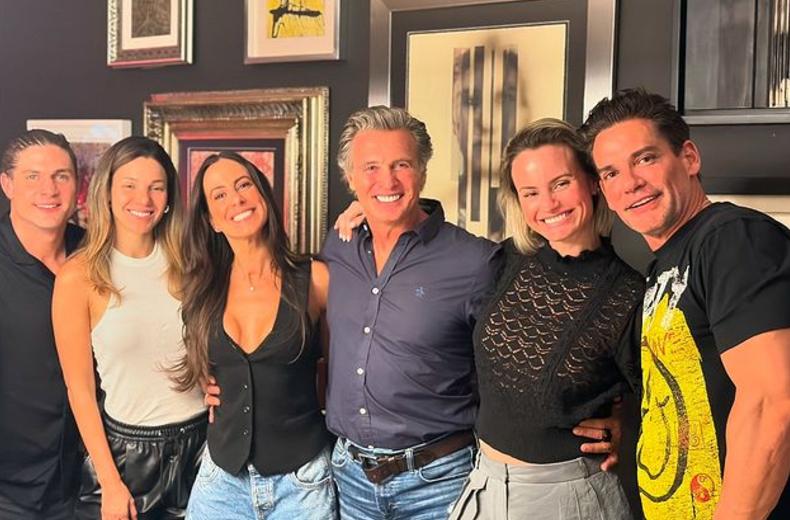 Una de las primeras imágenes que compartió Cristián de la Fuente junto a su nueva pareja, Pía Marcollese.