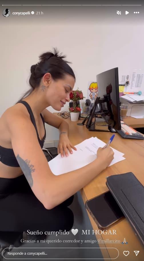 Cony Capelli cumplió el sueño de la casa propia.