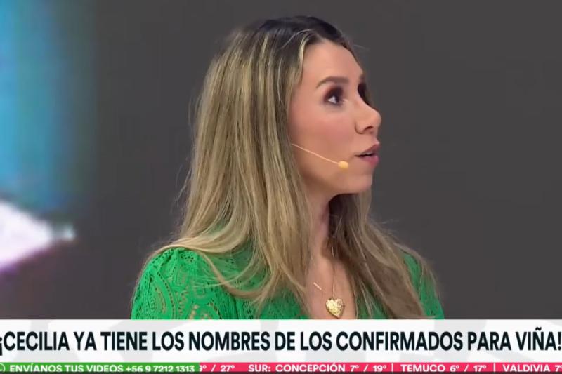 Cecilia Gutiérrez y los artistas del Festival de Viña 2025