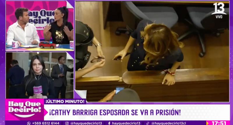 Pamela Díaz reacciona a detención de Cathy Barriga