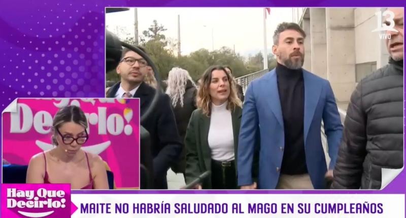 Maite Orsini no habría saludado a Jorge Valdivia en su cumpleaños