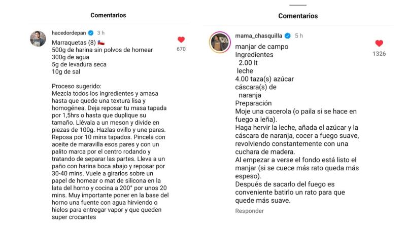 Chilenos escriben recetas en redes de Miss Universo