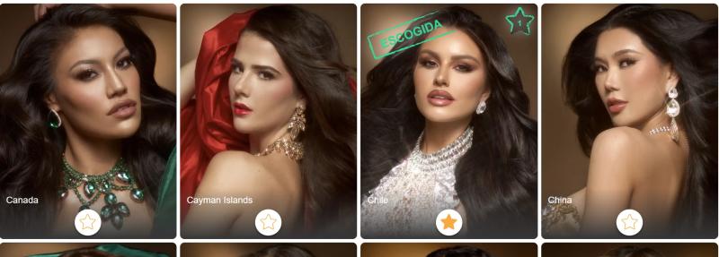Cómo votar por Emilia Dides en el Miss Universo 2024 - Captura de pantalla