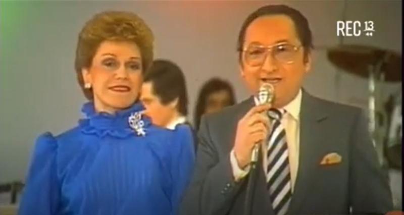 Javier Miranda y Gina Zuanic, quienes también fueron animadores de la Teletón