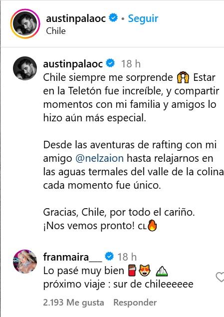 Fran Maira y Austin Palao