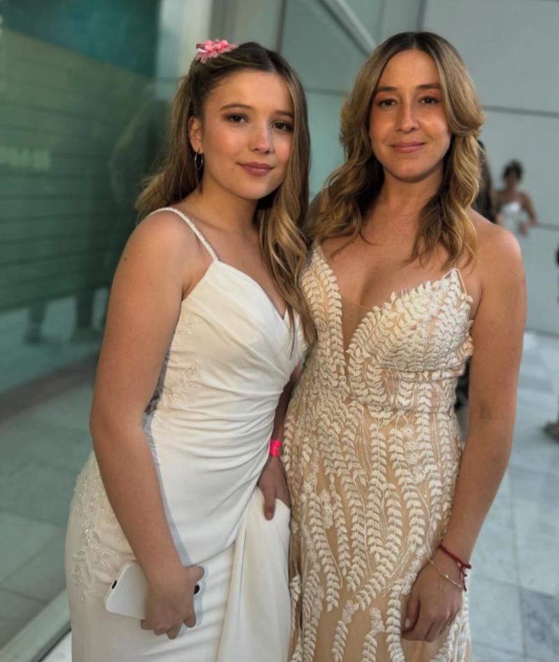 Valentina Saini junto a su hija Matilda Ramírez - Instagram