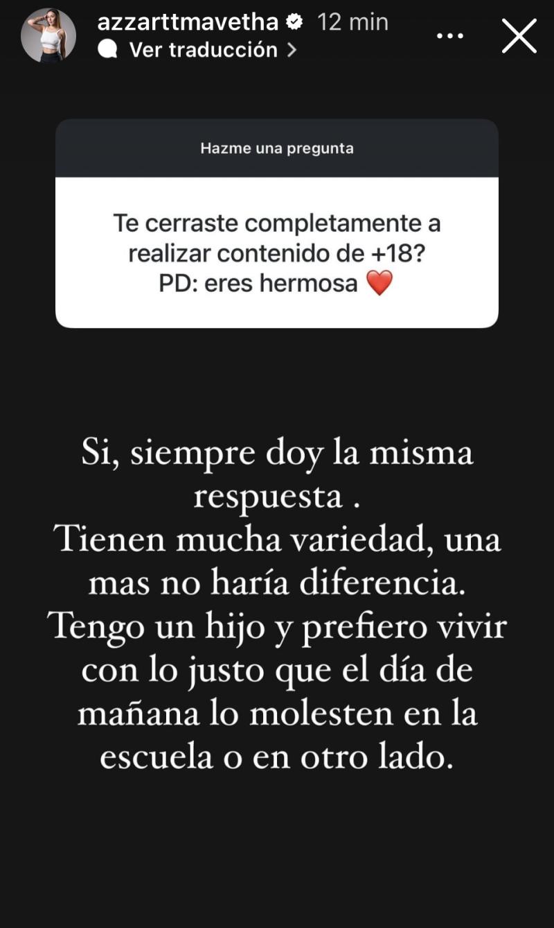 Ex Tierra Brava, Azzartt Maveth - Instagram