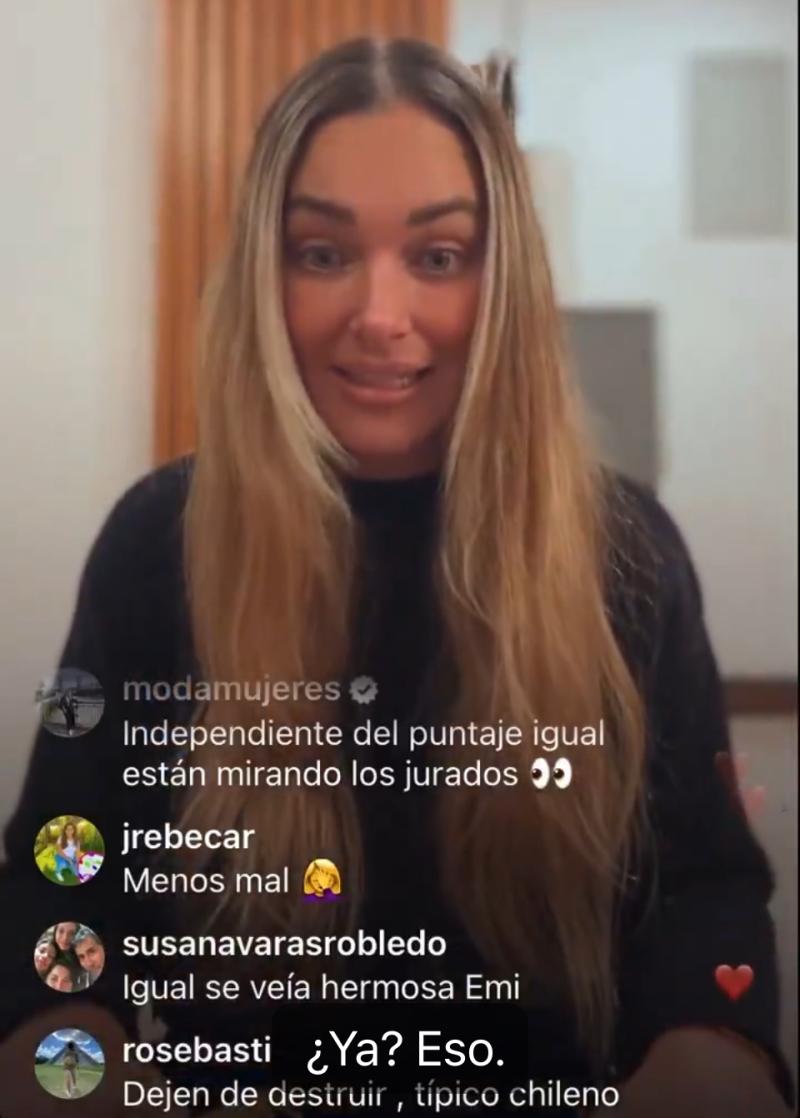 Daniela Nicolás defendió a Emilia Dides - Instagram