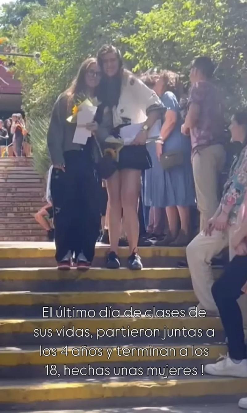 Hija de Jorge Zabaleta se graduó de cuarto medio