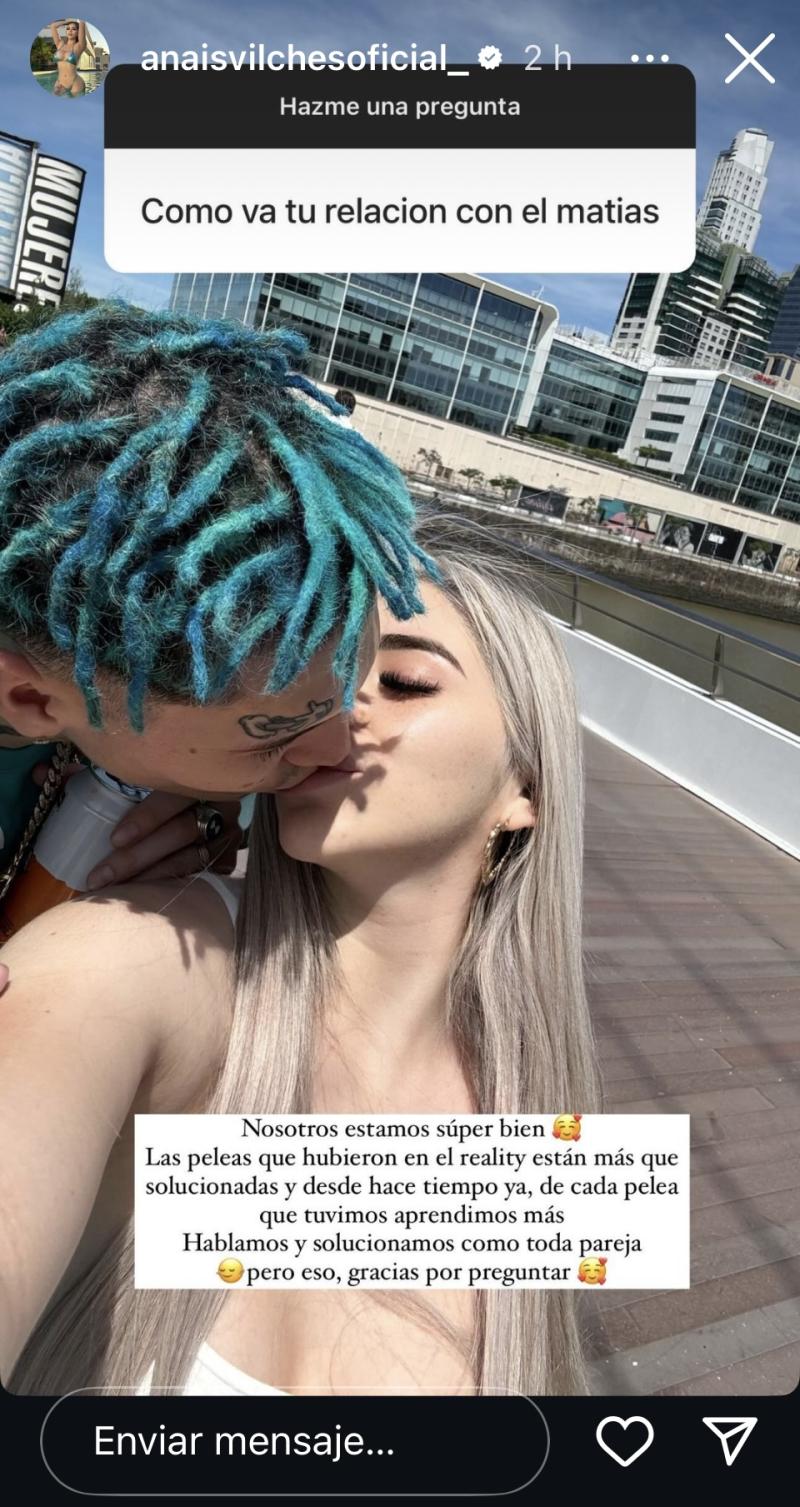 Anaís Vilches y Marcianeke siguen juntos - Instagram