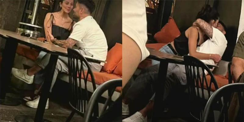 Luis Jiménez a los besos con Martina Orrego