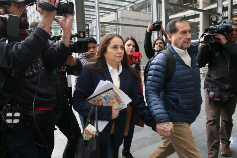 Leonarda Villalobos recibió a Cathy Barriga - Créditos: ATON