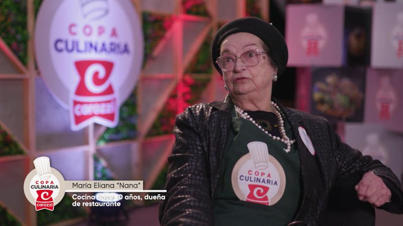 Una de las participantes de la Copa Culinaria Carozzi.