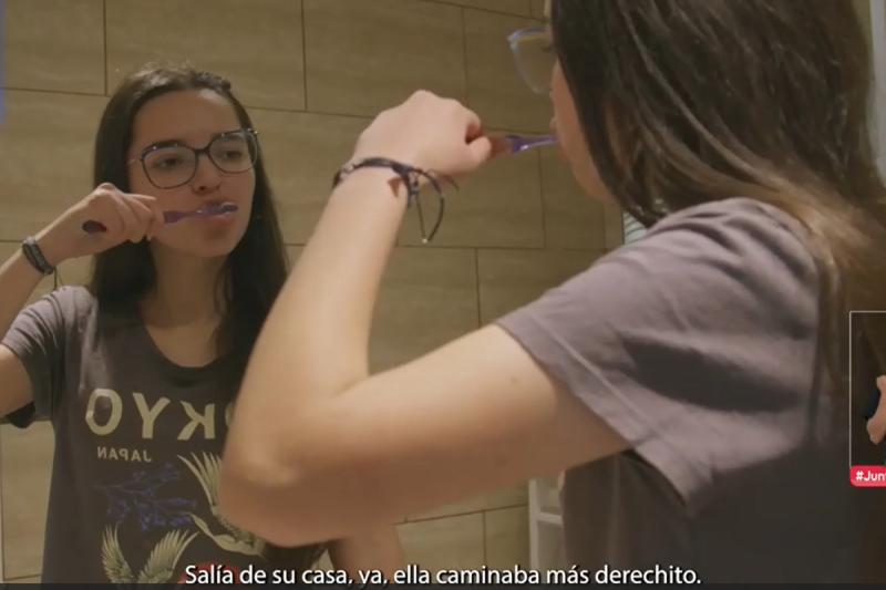 Martina, joven de la Teletón 2024