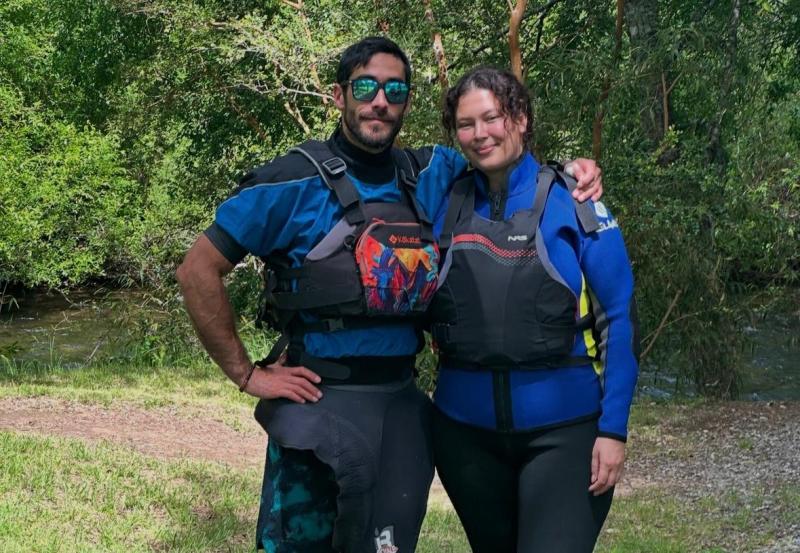 Pedro Astorga y Michelle Carvalho.