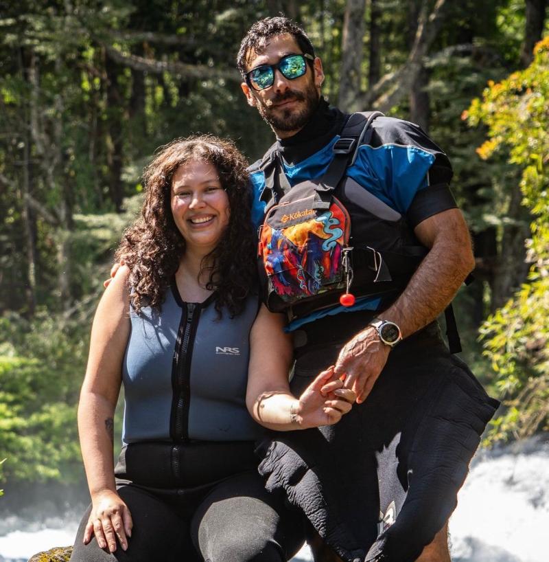 Pedro Astorga y Michelle Carvalho.