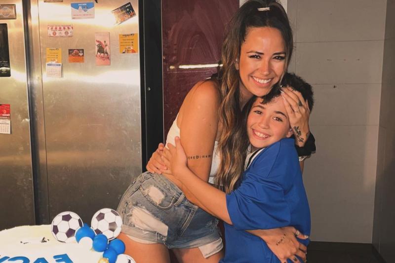 Roxana Hernández, ex de Malito Malozo, y su hijo Facundo