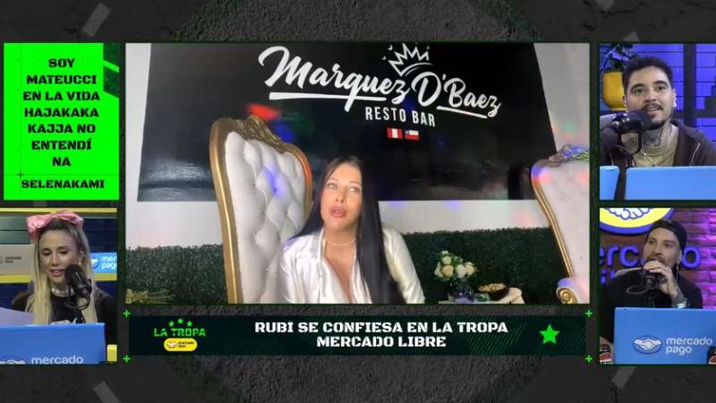 Ruby Galusky en el React de La Tropa de Mercado Libre
