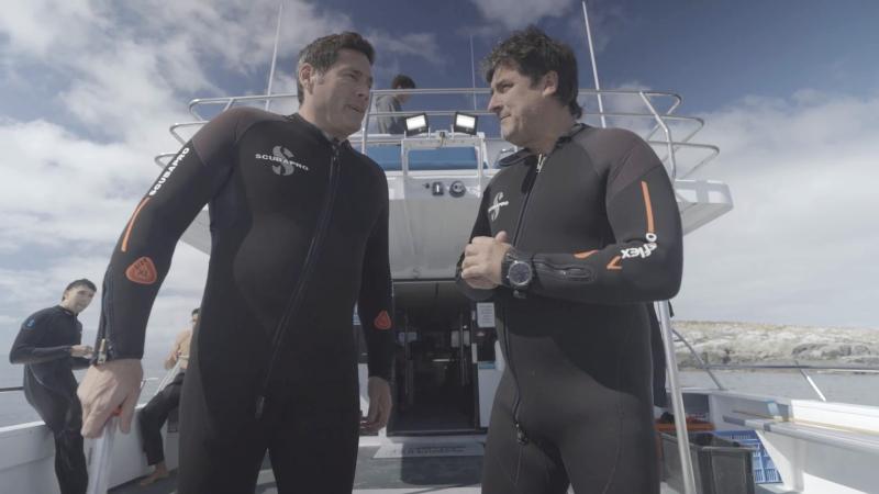 Pancho Saavedra y Jorge Zabaleta en "Socios por el mundo"