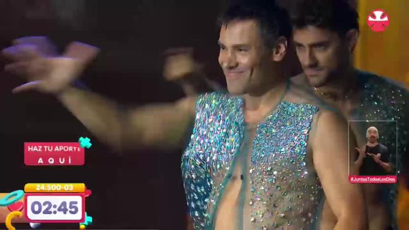 Claudio y Austin en Teletón 2024.