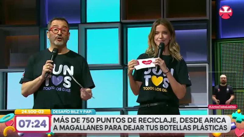 Eduardo Fuente y Millaray Viera, Teletón 2024.