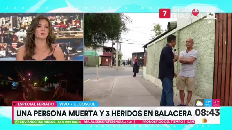 Equipo de "Tu Día" es amedrentado por desconocido individuo.