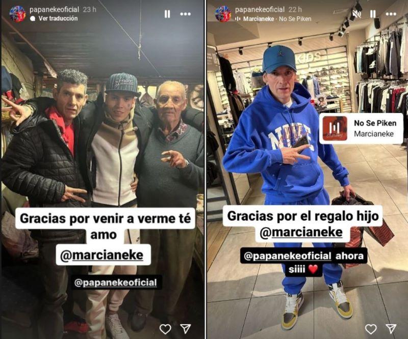 José Muñoz y Marcianeke en el Día del Padre